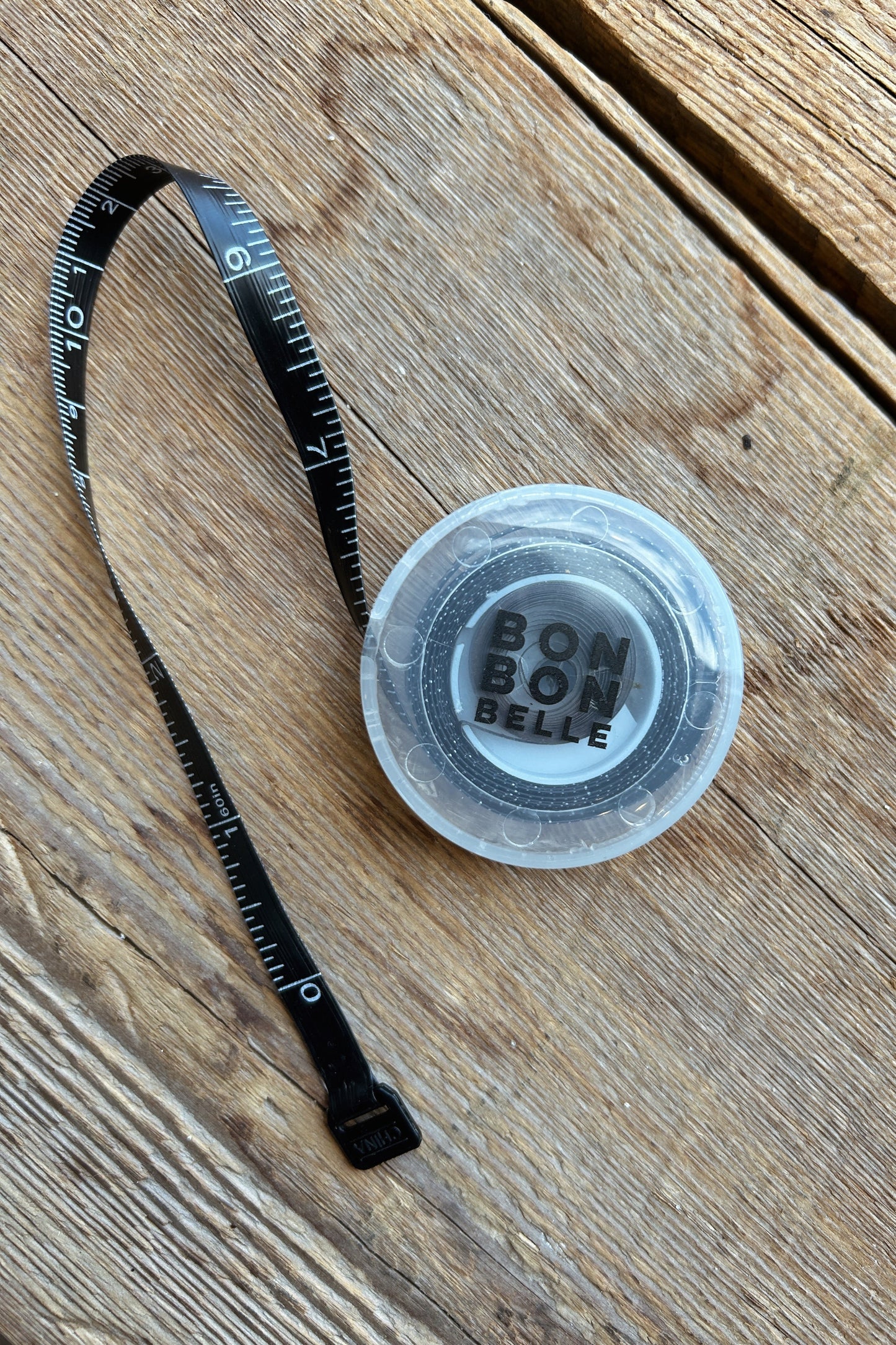 Bon Bon Belle Measuring Tape inches side - 60 in. measuring tape