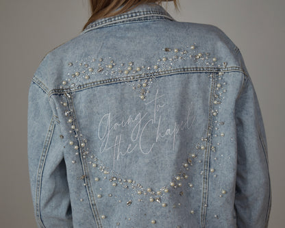 back of going to the chapel bridal jacket